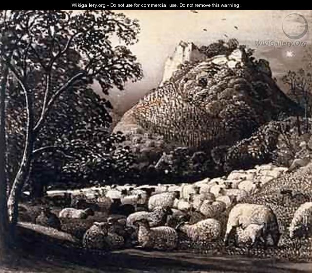 The Flock and the Star - Samuel Palmer