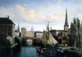 View of the Riddarholmskanalen, Stockholm in 1835, 1880 - Gustaf-Wilhelm Palm