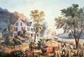 American Farm Scene, 1864 - Frances Flora Bond (Fanny) Palmer