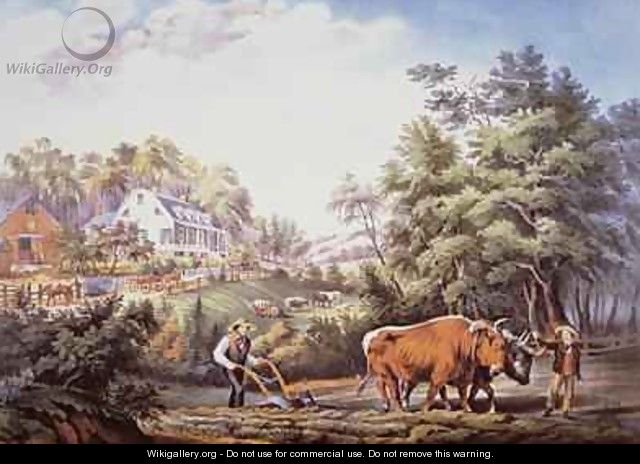 American Farm Scene, 1853 - Frances Flora Bond (Fanny) Palmer