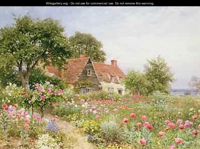 The Cottars Pride - A Cottage Garden - Harry Sutton Palmer