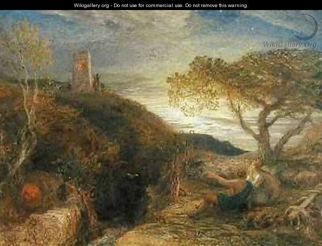 The Lonely Tower, 1868 - Samuel Palmer