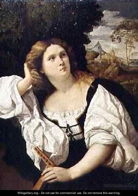 Lady with a Lute, c.1520-25 - Jacopo d