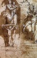Two Studies of the Virgin and Child, before 1526 - Girolamo Francesco Maria Mazzola (Parmigianino)