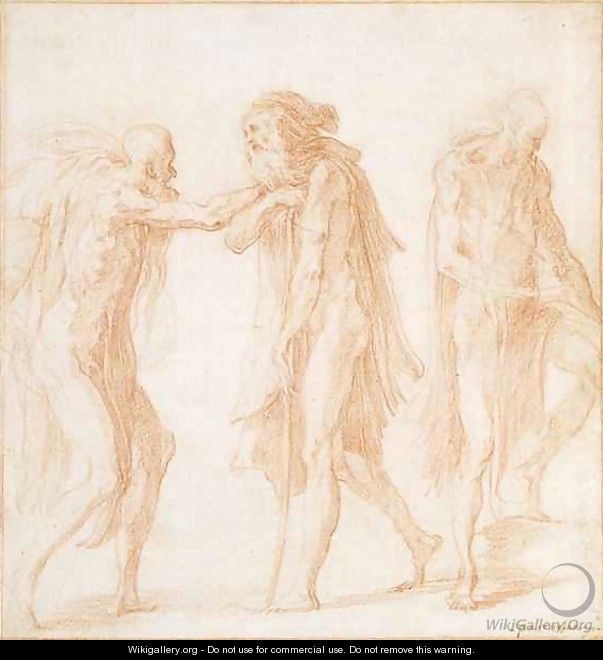 Three Old Men, c.1535 - Girolamo Francesco Maria Mazzola (Parmigianino)