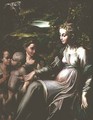 Virgin and Child, with Saints Catherine and John - Girolamo Francesco Maria Mazzola (Parmigianino)