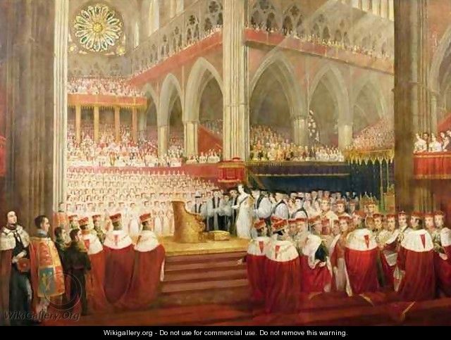 The Coronation of Queen Victoria, June 28th 1838 - Edmund Thomas Parris