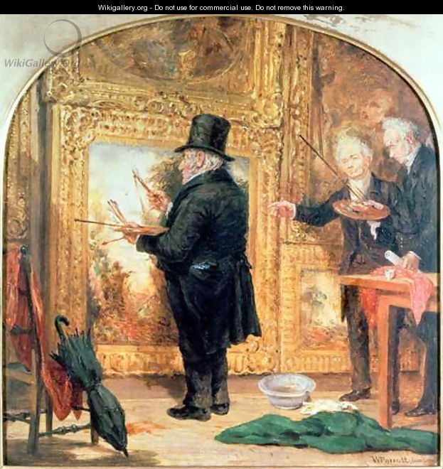 J. M. W.Turner 1775-1851 at the Royal Academy, Varnishing Day - William Parrott