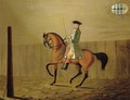 Gentleman on a Bay Horse in a Riding School, 1766 - Thomas Parkinson