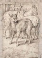 Study for Three Kids before a Fence, after 1530 - Girolamo Francesco Maria Mazzola (Parmigianino)