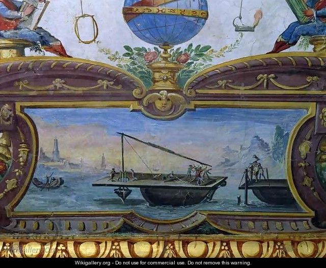 Device for dredging the sea, Stanza della Mattematica, 1587-1609 - Giulio Parigi