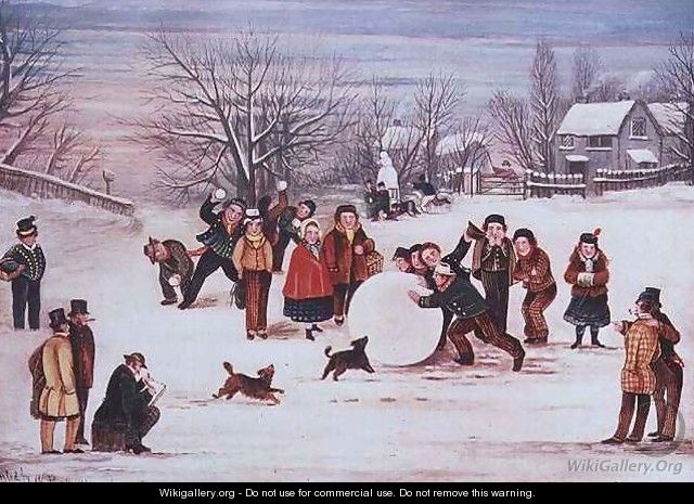 Snow Scene, 1879 - W. Park