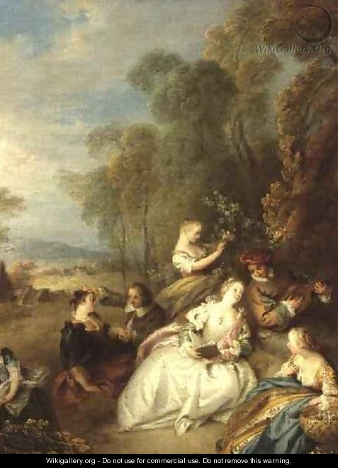 A Concert, 1730s - Jean-Baptiste Joseph Pater