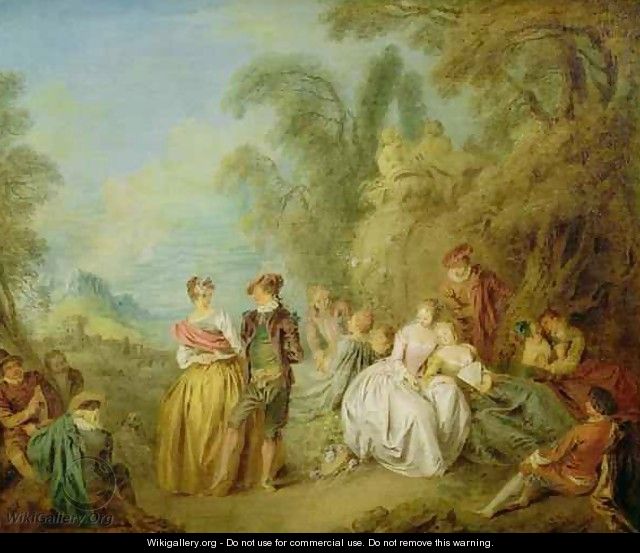 Watching the Dance, 1720s - Jean-Baptiste Joseph Pater