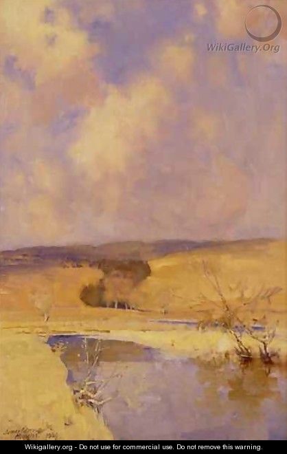 Winter Sunshine, Moniaive, 1889 - James Paterson