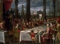 Wedding banquet of Grand Duke Ferdinand I of Tuscany 1549-1600, 1590 - Domenico Cresti (see Passignano)