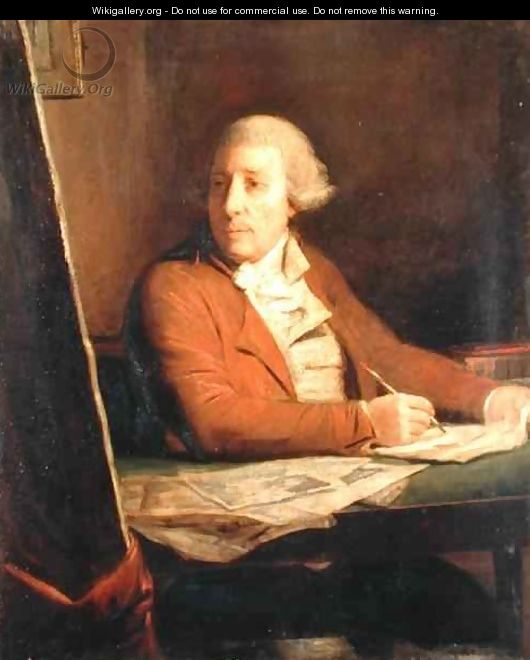 Portrait of Francesco Bartolozzi 1727-1815 - Domenico Pellegrini