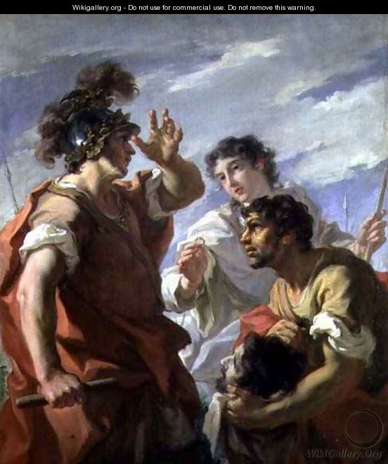 Caesar Before Alexandria - Giovanni Antonio Pellegrini