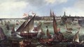 View of the Port of Antwerp during the Celebrations of the Taking of Breda, 1628 - Bonaventura, the Elder Peeters