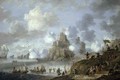 Mediterranean Castle under Siege from the Turks - Jan Peeters