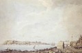 A View from the City of Quebec the Capital of Canada, Taken from the Ferry House on the Opposite Side of the River, 3rd October 1784 - James Peachey