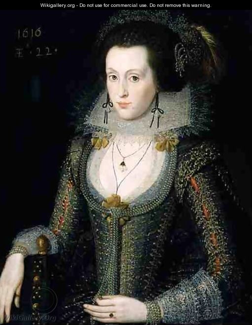 Elizabeth Poulett, 1616 - (attr. to) Peake, Robert