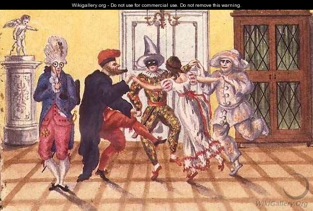 Pantomime from the journal of Carl Baumann written 1813-25, 1813 - Franz Paumgarrten