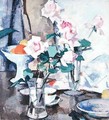 Roses and Fruit, c.1921 - Samuel John Peploe