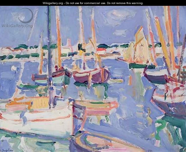 Boats at Royan, 1910 - Samuel John Peploe