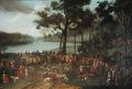 The Quarry at the Etangs de Commelles in 1771 - Jean Francois Perdrix