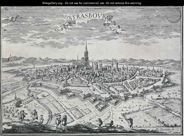 View of Strasbourg, c.1659 - Adam Perelle