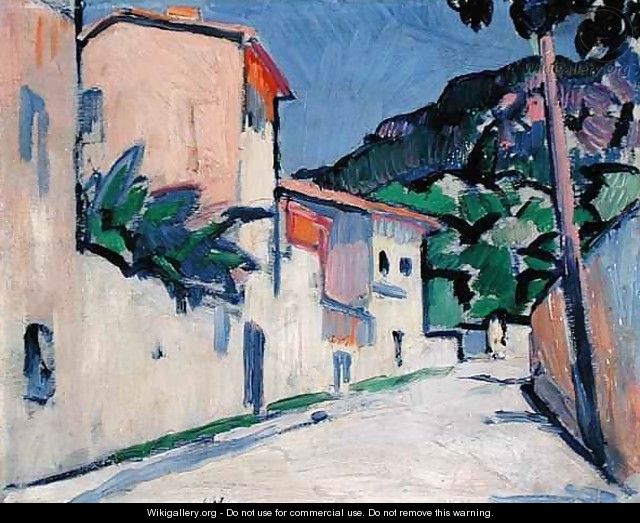 Street in Cassis, 1913 - Samuel John Peploe