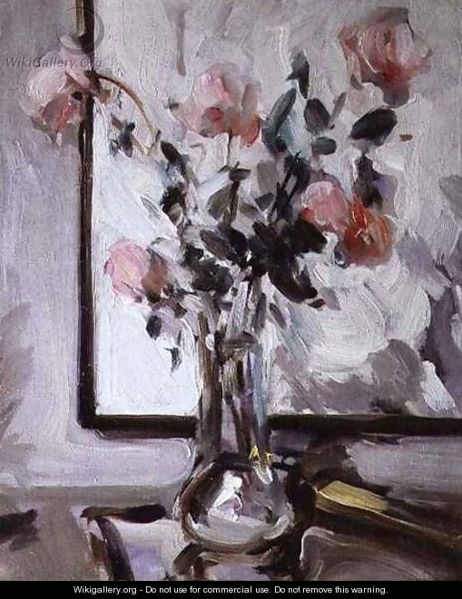 Still Life with Roses - Samuel John Peploe