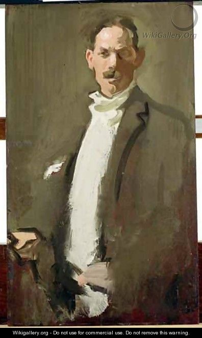 Self portrait, c.1900 - Samuel John Peploe