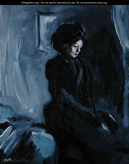 Lady in Black, c.1907 - Samuel John Peploe