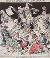 Caricature of the influenza epidemic of 1820, c.1889 - Pepin