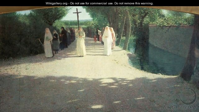 The Procession, 1892-95 - Giuseppe Pellizza da Volpedo