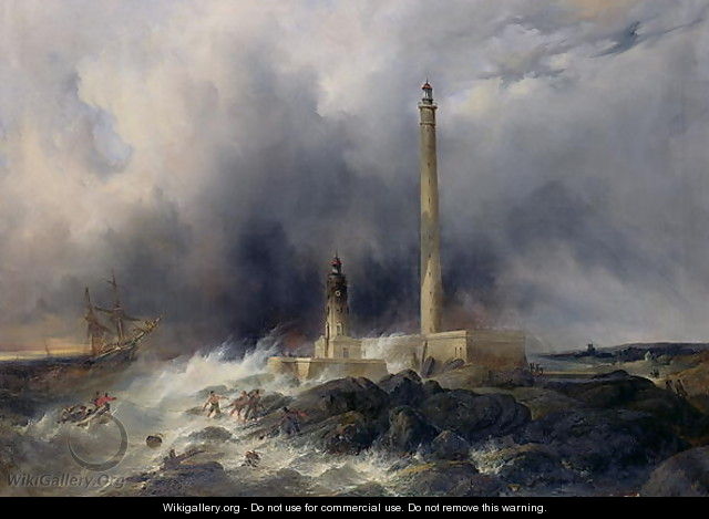 View of the Lighthouse at Gatteville - Jean Louis Petit