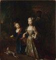 Crown Prince Frederick II with his sister Wilhelmine, 1714 - Antoine Pesne