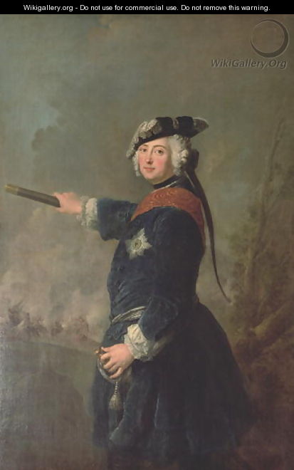 King Frederick II the Great of Prussia 1712-86 1746 - Antoine Pesne