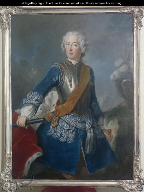 The Crown Prince Frederick II, c.1736 - Antoine Pesne