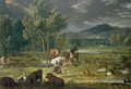 Adam and Eve in Paradise - Johann Wenzel Peter