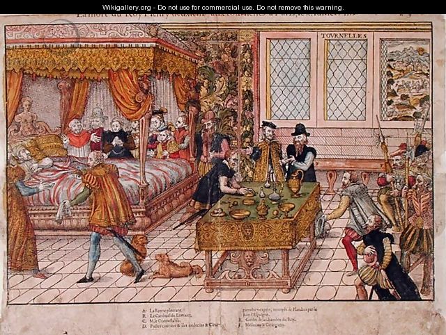 The Death of Henri II 1519-59 10th July 1559 - Tortorel, J. Perrissin, J. J. &