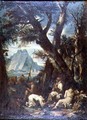 Countryside with Hermits, c.1700-10 - Antonio Francesco Peruzzini