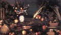 Still Life with Flowers and Fruit - Caravaggio