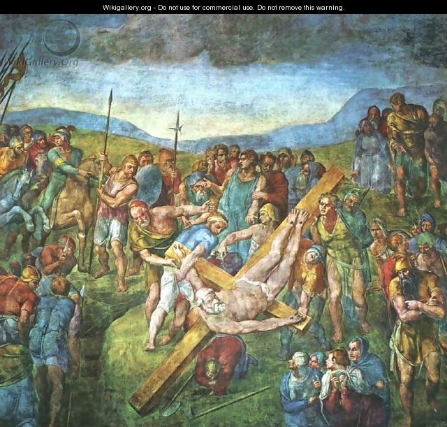 Matyrdom of Saint Peter - Michelangelo Buonarroti
