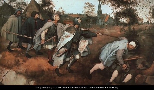 The Parable of the Blind Leading the Blind - Pieter the Elder Bruegel