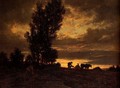 Landscape With A Ploughman - Etienne-Pierre Theodore Rousseau