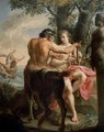 Achilles and the Centaur Chiron - Pompeo Gerolamo Batoni