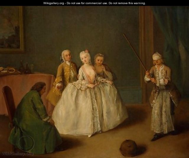The Game of the Cooking Pot - Pietro Longhi
